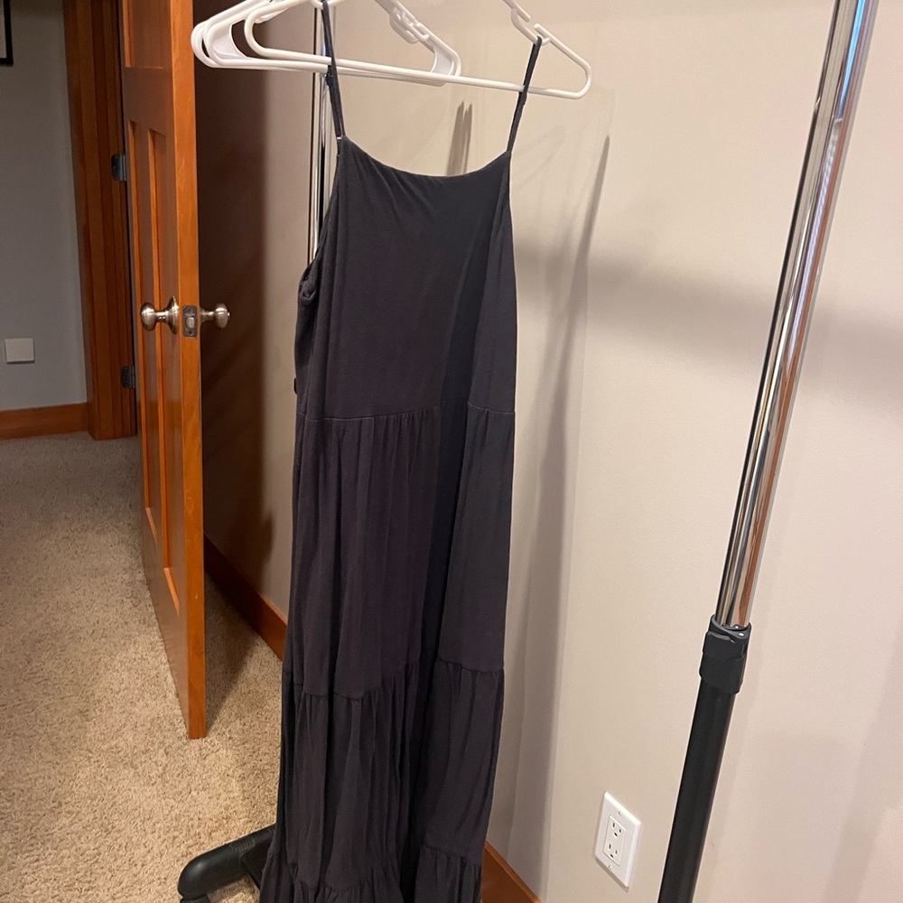 Z Supply Charcoal Maxi Dress
